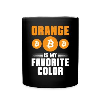 Bitcoin Kryptowährung BTC Crypto Trader - Tasse einfarbig - Schwarz - Vorne