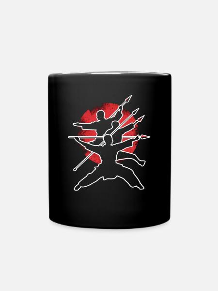 Wushu Spieler Geschenk - Tasse einfarbig - Schwarz