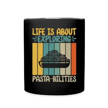 Cadeaux pour les amateurs de pâtes - Mug uni - noir - Devant