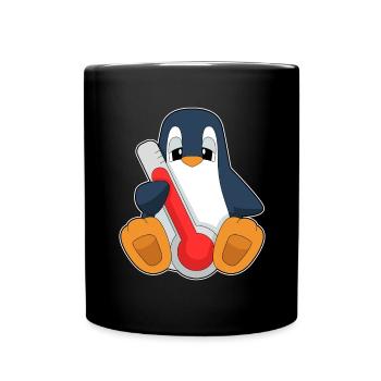 Penguin Clinical Thermometer - Full Colour Mug - black - Front
