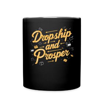 Dropshipping-Geschäft E-Commerce-Unternehmer - Tasse einfarbig - Schwarz - Vorne