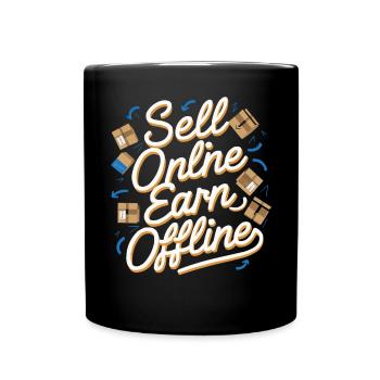 Dropshipping-Geschäft E-Commerce-Unternehmer - Tasse einfarbig - Schwarz - Vorne