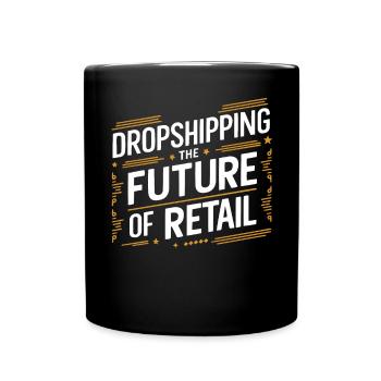 Dropshipping-Geschäft E-Commerce-Unternehmer - Tasse einfarbig - Schwarz - Vorne