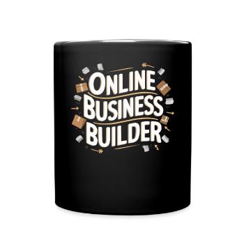 Dropshipping-Geschäft E-Commerce-Unternehmer - Tasse einfarbig - Schwarz - Vorne