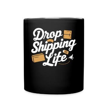 Dropshipping-Geschäft E-Commerce-Unternehmer - Tasse einfarbig - Schwarz - Vorne