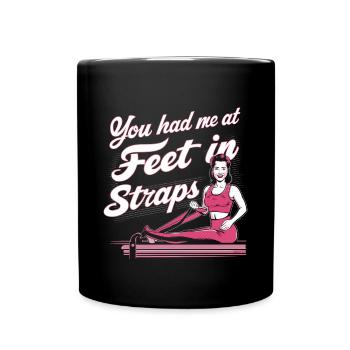 You Had Me At Feet In Straps 60 - Full Colour Mug - black - Front
