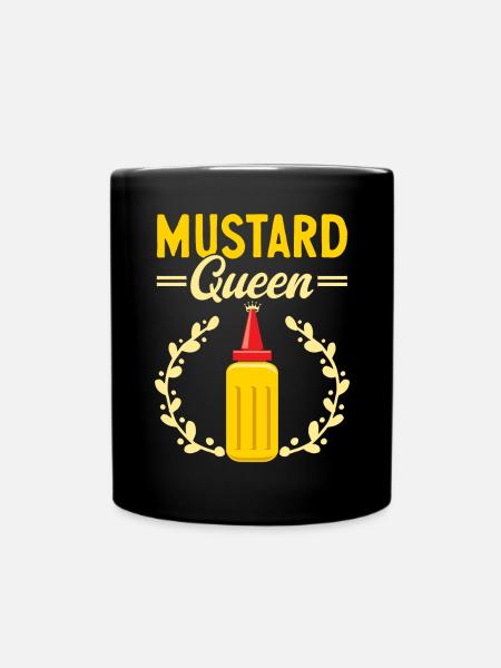 Senf Moutarde - Mug uni - noir