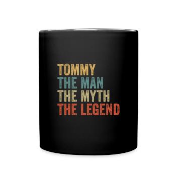 Tommy the man the myth - Full Colour Mug - black - Front