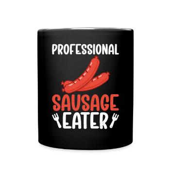 Sausage Lover - Tasse einfarbig - Schwarz - Vorne