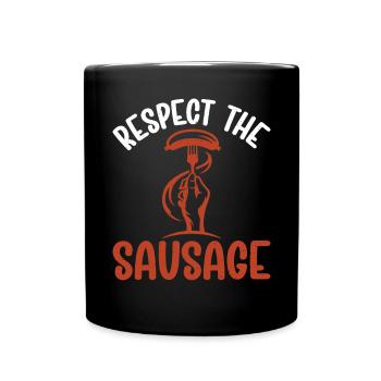 Sausage Lover - Full Colour Mug - black - Front