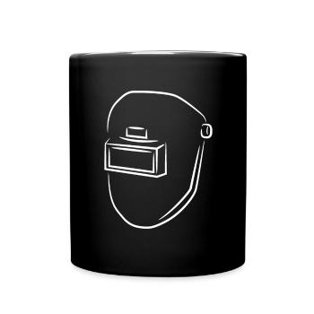 Masque de soudage - Mug uni - noir - Devant