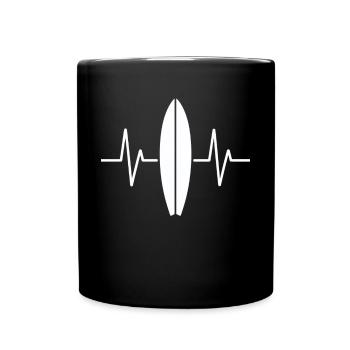 Planche de surf Heartbeat Surf Surf - Mug uni - noir - Devant
