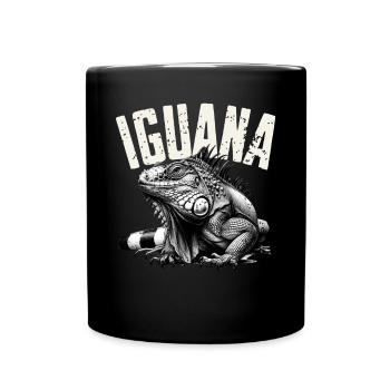 Iguana - Full Colour Mug - black - Front