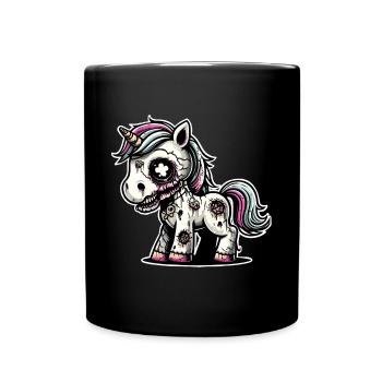 Licorne Zombie Monstre Halloween - Mug uni - noir - Devant