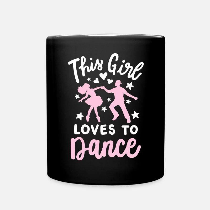 Tanzen Tänzerin - Tasse einfarbig - Schwarz