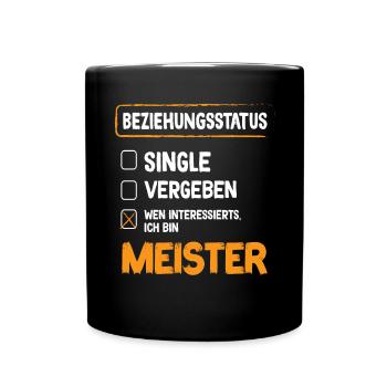 Statut de la relation maîtresse Maître métier - Mug uni - noir - Devant