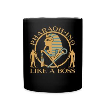Pharaon comme un - Mug uni - noir - Devant