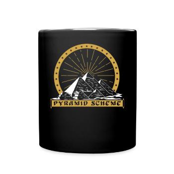 Vente pyramidale - Mug uni - noir - Devant