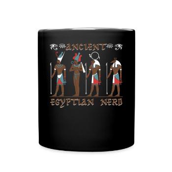 Nerd de l’Égypte ancienne - Mug uni - noir - Devant