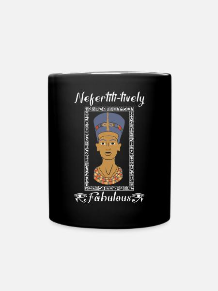 Nofretete fabelhaft - Tasse einfarbig - Schwarz