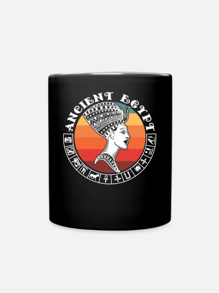 Altes Ägypten - Tasse einfarbig - Schwarz