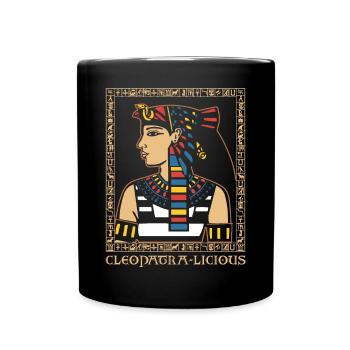 Cléopâtre-licious - Mug uni - noir - Devant