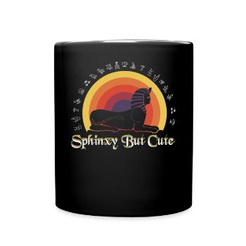 Sphinxy mais mignon - Mug uni - noir - Devant