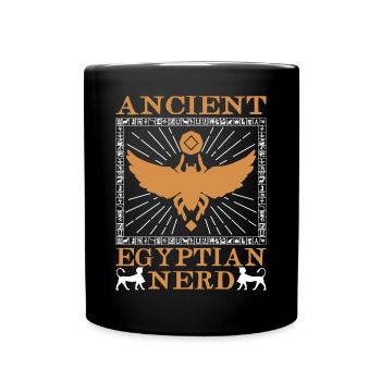 Nerd de l’Égypte ancienne - Mug uni - noir - Devant