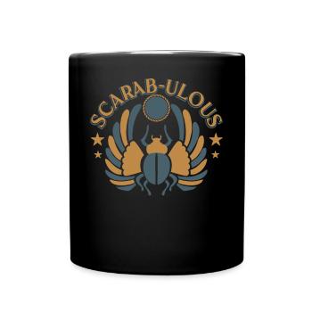 Scarabée - Mug uni - noir - Devant