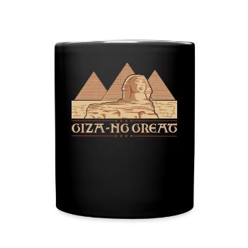 Giza-ng grand - Mug uni - noir - Devant