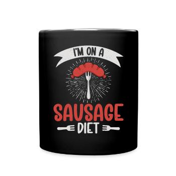 Sausage Lover - Tasse einfarbig - Schwarz - Vorne