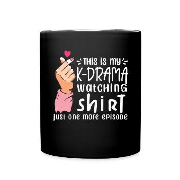 Korean Drama Merch K-Drama Lover Fan - Full Colour Mug - black - Front