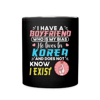 Korean Drama Merch K-Drama Lover Fan - Full Colour Mug - black - Front