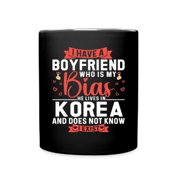 Korean Drama Merch K-Drama Lover Fan - Full Colour Mug - black - Front