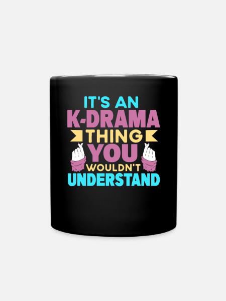 Fan d’amant de K-Drama Korean Drama Merch - Mug uni - noir