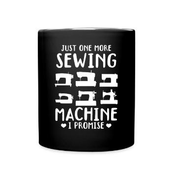 Juste une machine à coudre de plus, je vous le promets - Sewing Lo - Mug uni - noir - Devant