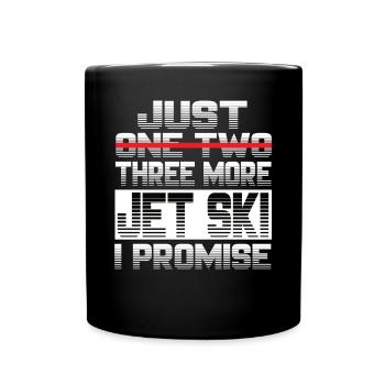 Encore un jet ski, je vous promets Jet Ski Jetski - Mug uni - noir - Devant