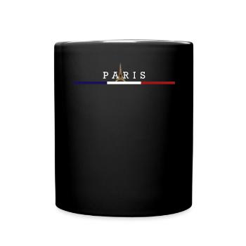 Eiffel Tower Parisian Elegance Wear Pride - Full Colour Mug - black - Front