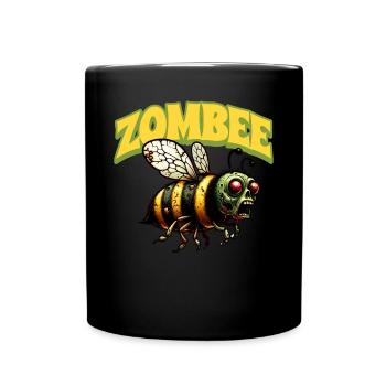 Abeille zombie Zombee - Mug uni - noir - Devant