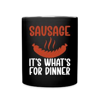 Sausage Lover - Full Colour Mug - black - Front