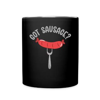 Sausage Lover - Tasse einfarbig - Schwarz - Vorne