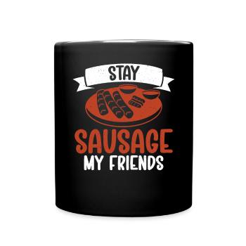 Sausage Lover - Full Colour Mug - black - Front