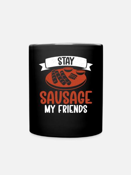 Sausage Lover - Tasse einfarbig - Schwarz