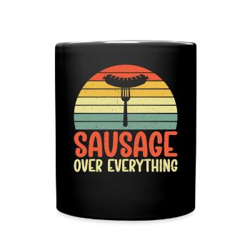Sausage Lover - Tasse einfarbig - Schwarz - Vorne