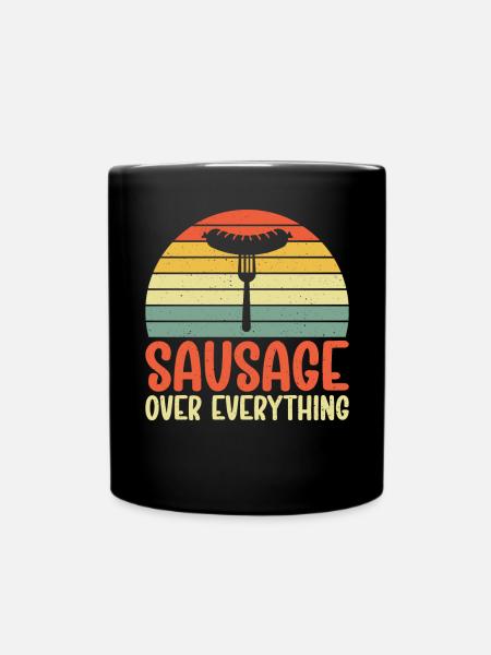 Sausage Lover - Tasse einfarbig - Schwarz