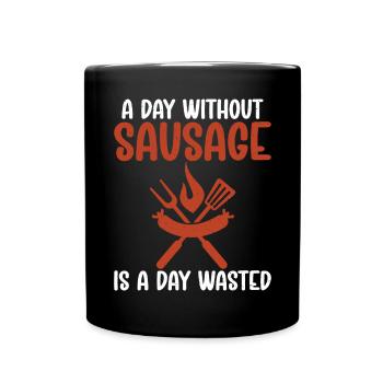 Sausage Lover - Full Colour Mug - black - Front