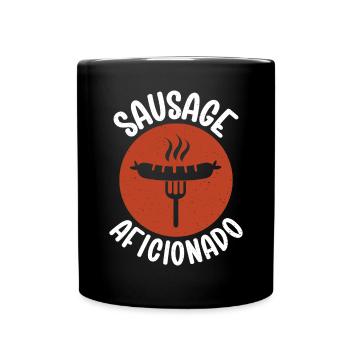 Sausage Lover - Full Colour Mug - black - Front