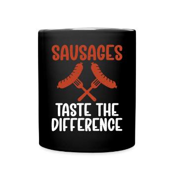 Sausage Lover - Full Colour Mug - black - Front