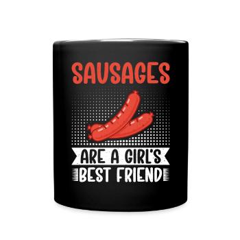 Sausage Lover - Full Colour Mug - black - Front