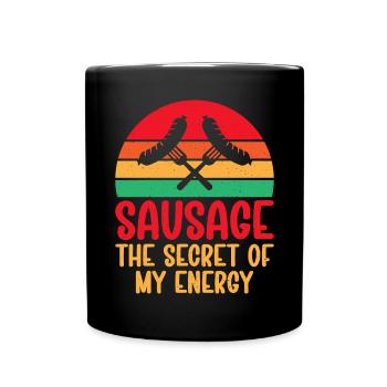 Sausage Lover - Tasse einfarbig - Schwarz - Vorne